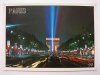 PARIS ET SES MERVEILLES. L'AVENUE DES CHAMPS-ELYSEES ET L'ARC DE TRIOMPHE DE L'ETOILE ILLUMINES