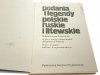 PODANIA I LEGENDY POLSKIE RUSKIE I LITEWSKIE 1975