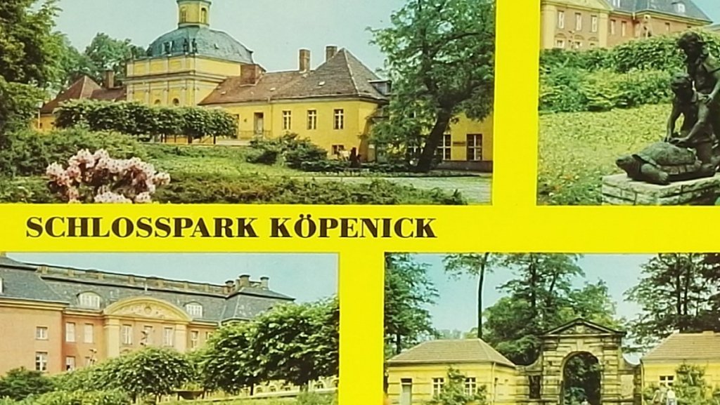 SCHLOSSPARK KOPENICK. BERLIN - HAUPTSTADT DER DDR SCHLOSSPARK KOPENICK. BERLIN - HAUPTSTADT DER DDR