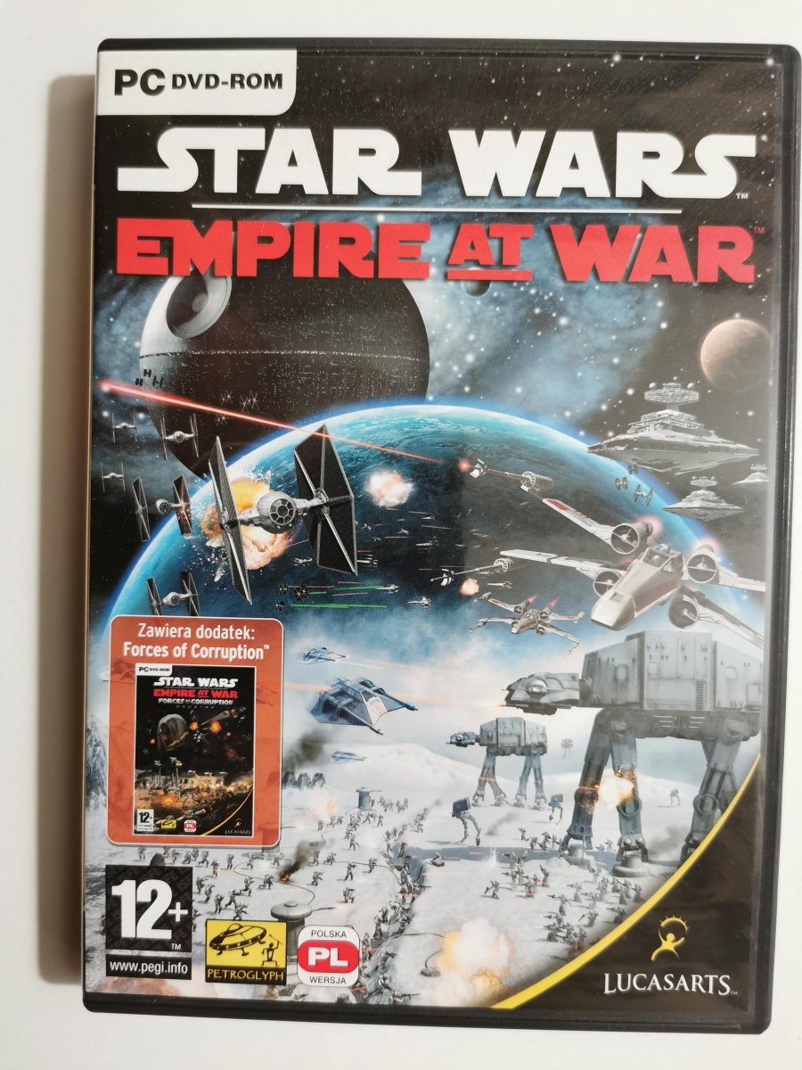 PC DVD-ROM STAR WARS EMPIRE AT WAR - Gry i programy - Multimedia