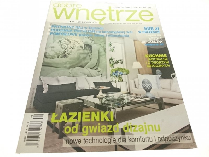 DOBRE WNĘTRZE NR 4 (160) KWIECIEŃ 2011 ŁAZIENKI