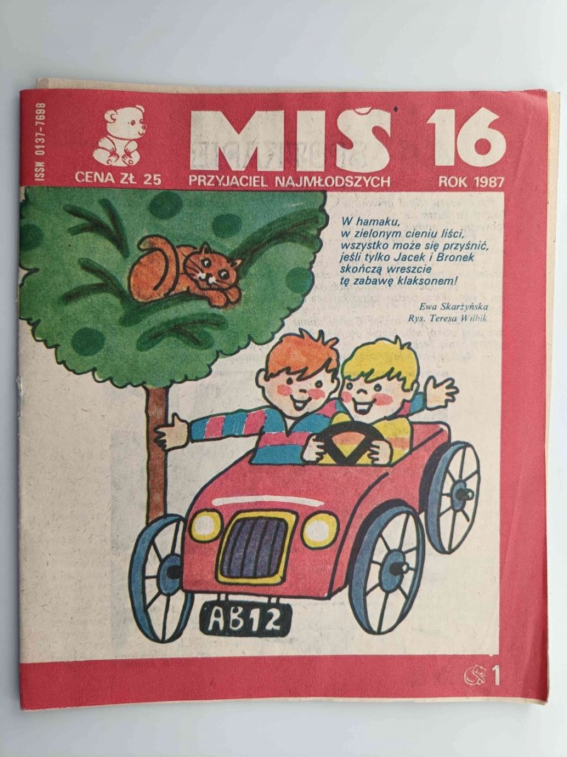 MIŚ PRZYJACIEL NAJMŁODSZYCH NR 16/1987