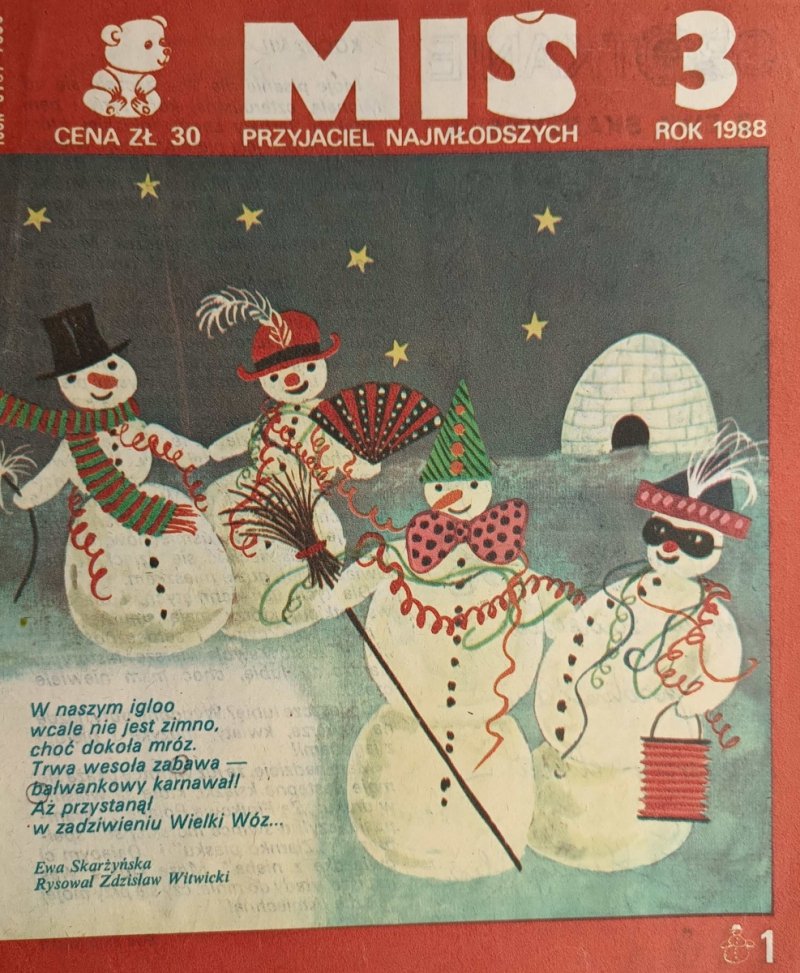 MIŚ PRZYJACIEL NAJMŁODSZYCH NR 3/1988