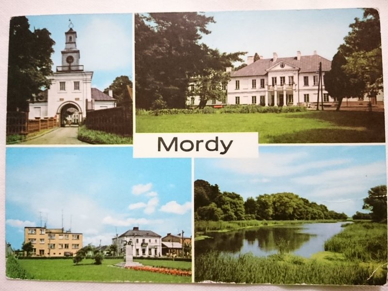 MORDY. BRAMA PAŁACOWA Z XVIII w. I INNE FOT. JOHANN, ZBORSKI