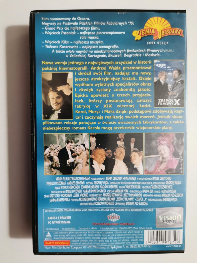 VHS. ZIEMIA OBIECANA – DANIEL OLBRYCHSKI