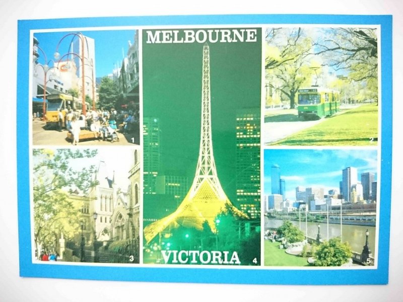 MELBOURNE. VICTORIA. PIĘĆ UJĘĆ