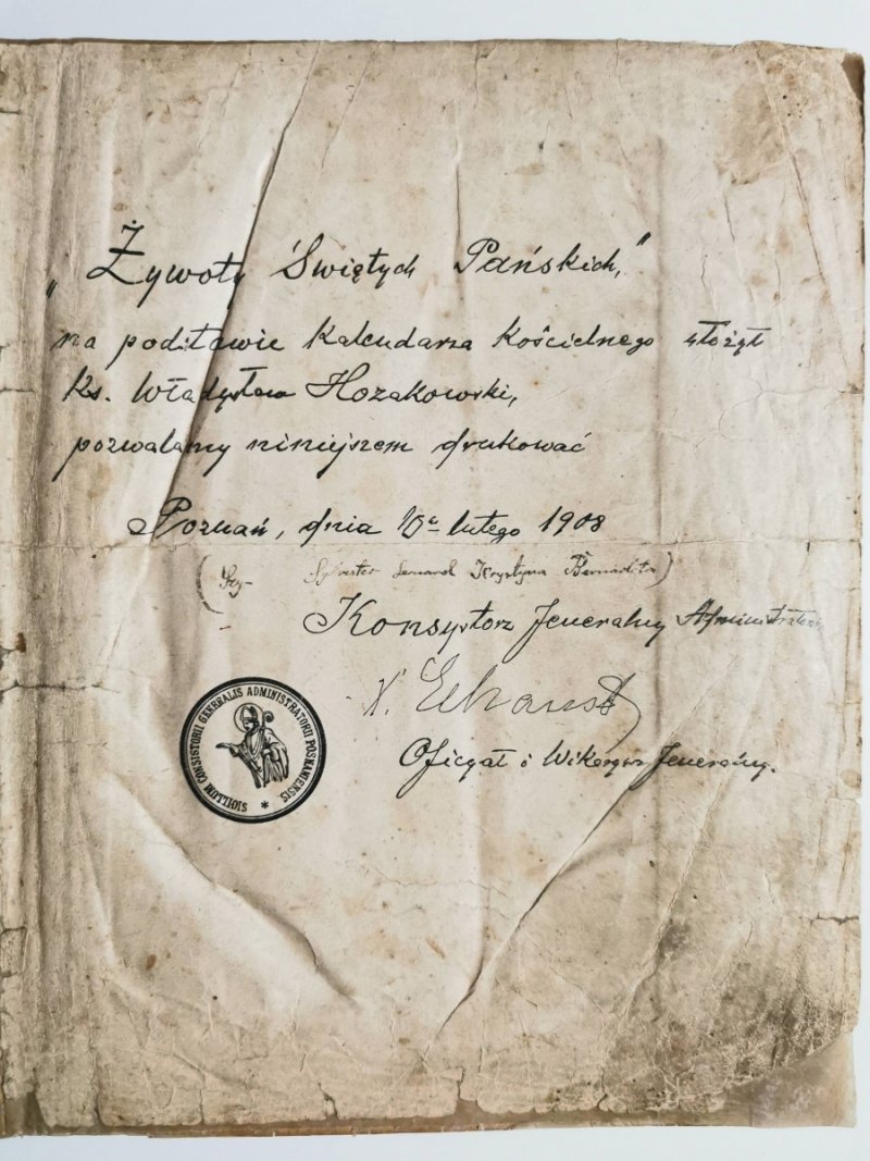 ŻYWOTY ŚWIĘTYCH PAŃSKICH 1908 - Piotr Skarga