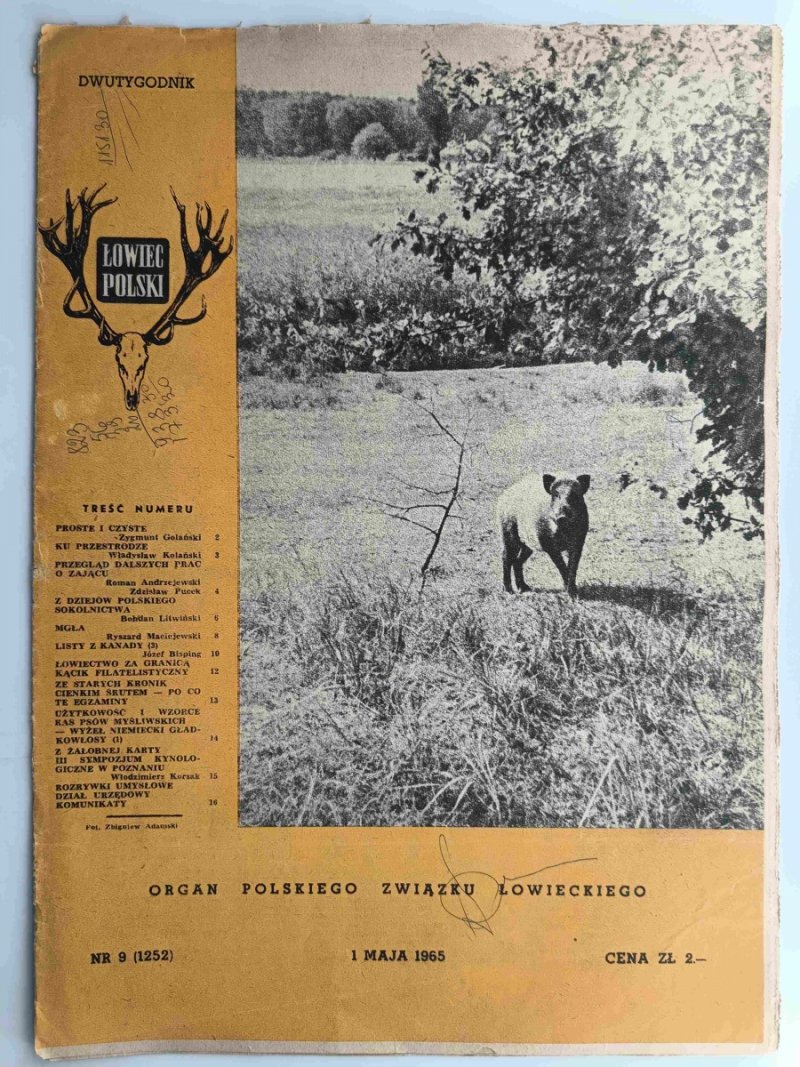 ŁOWIEC POLSKI NR 9/1965