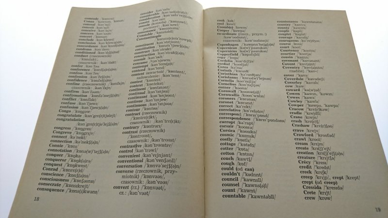 ANGIELSKI W RADIU NR 5 SŁOWNICZEK WYMOWY CZ. I A-F