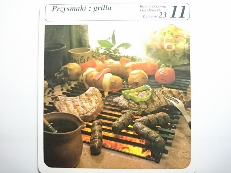KARTA KULINARNA NR 23 PRZYSMAKI Z GRILLA