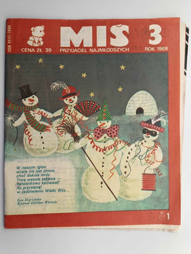 MIŚ PRZYJACIEL NAJMŁODSZYCH NR 3/1988