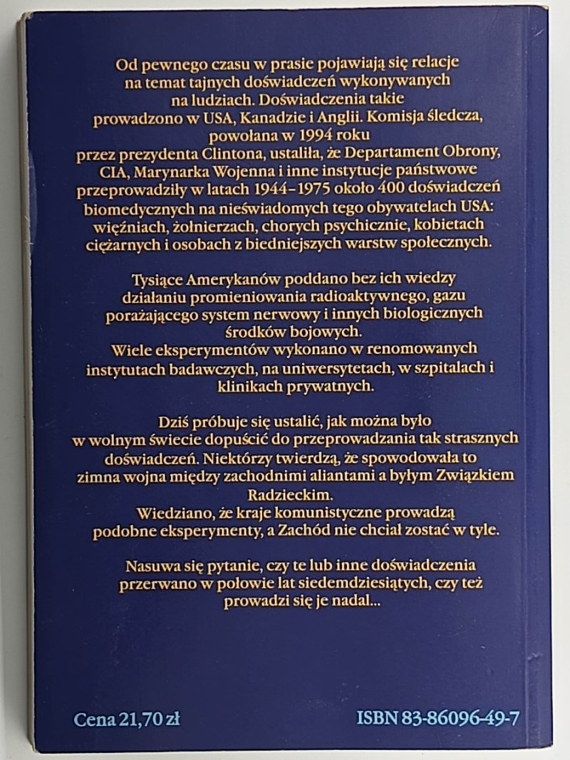 TAJNE OPERACJE. POWIĄZANIA WOJSKA Z UPROWADZENIEM DO UFO - Helmut i Marion Lammer