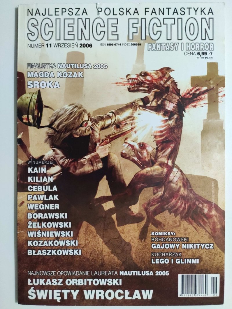 SCIENCE FICTION FANTASY I HORROR NR 11 WRZESIEŃ 2006