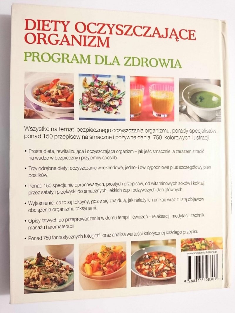 DIETY OCZYSZCZAJĄCE ORGANIZM. PROGRAM DLA ZDROWIA 2007