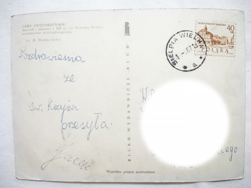 GÓRY ŚWIĘTOKRZYSKIE. KOŚCIÓŁ I KLASZTOR Z XII w. FOT. MALMUROWICZ
