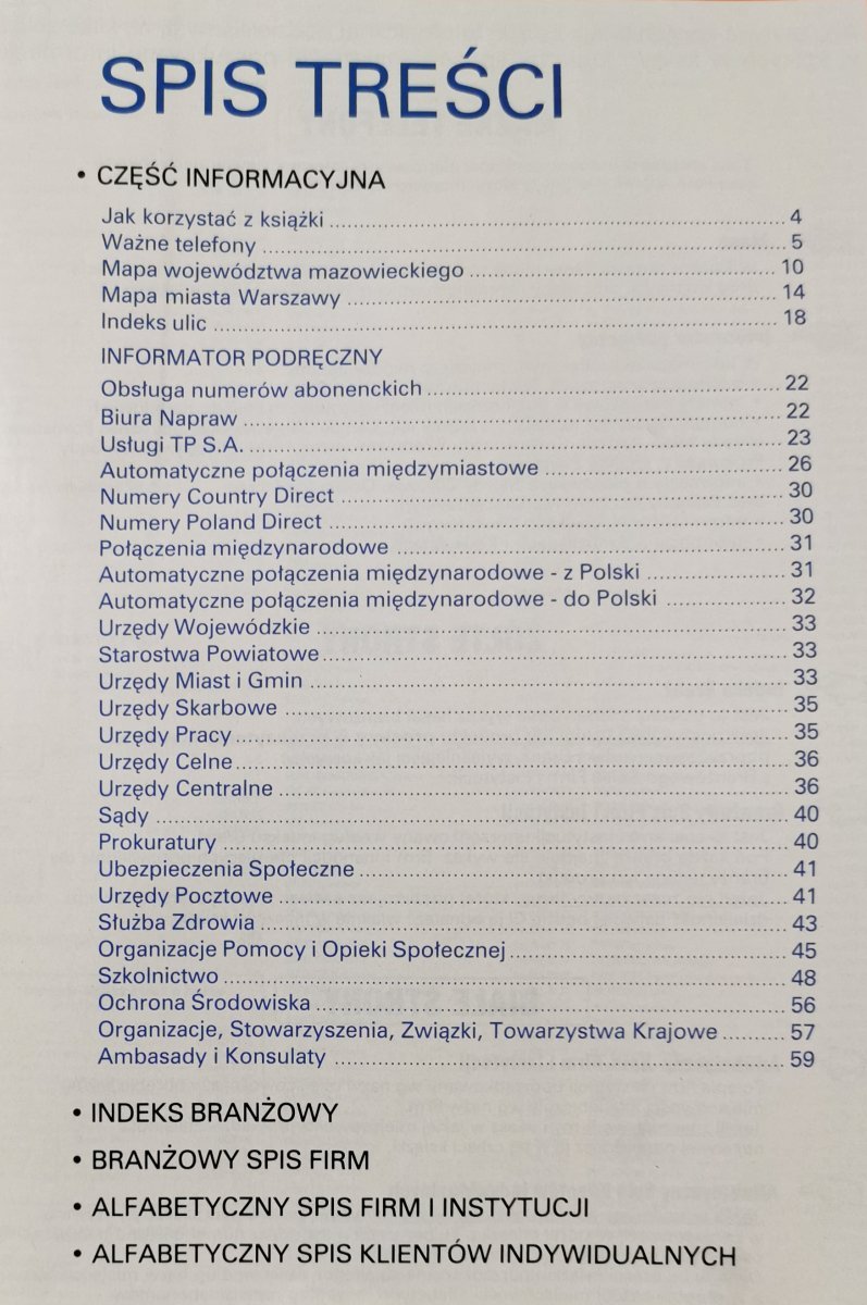 WOJEWÓDZTWO MAZOWIECKIE 2002 TOM 1. NOWA KSIĄŻKA TELEFONICZNA