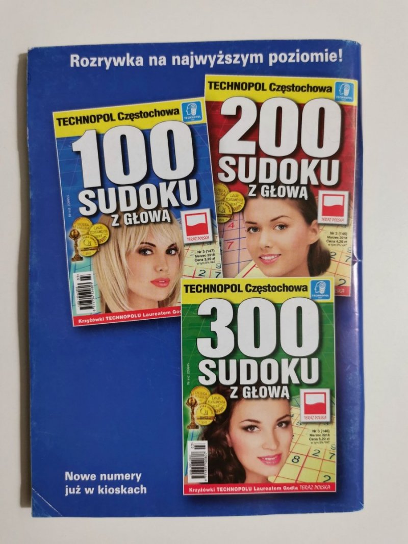 200 WYKREŚLANEK Z GŁOWĄ NR 3 MARZEC 2018 