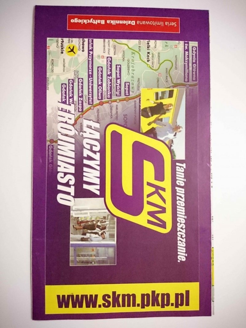 MAPA GDAŃSKA. MAPA Z REKLAMAMI 