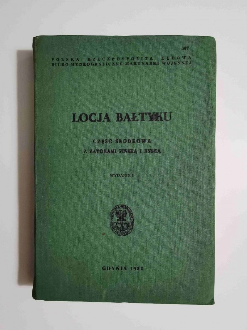 LOCJA BAŁTYKU CZĘŚĆ ŚRODKOWA Z ZATOKAMI FIŃSKĄ I RYSKĄ 1982