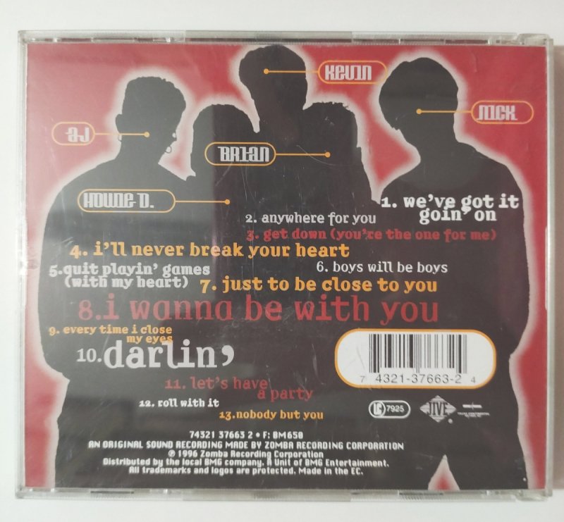 CD. BACKSTREET BOYS