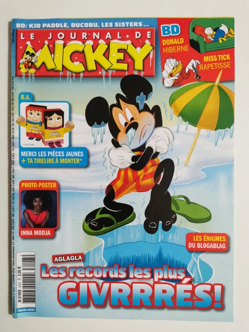 LE JOURNAL DE MICKEY 4 JANVIER 2012