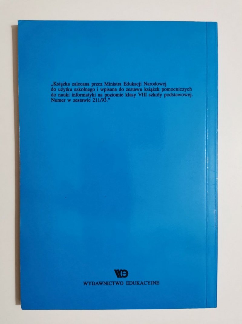 ELEMENTY INFORMATYKI DLA UCZNIÓW SZKÓŁ PODSTAWOWYCH - Marek Rocki 1993