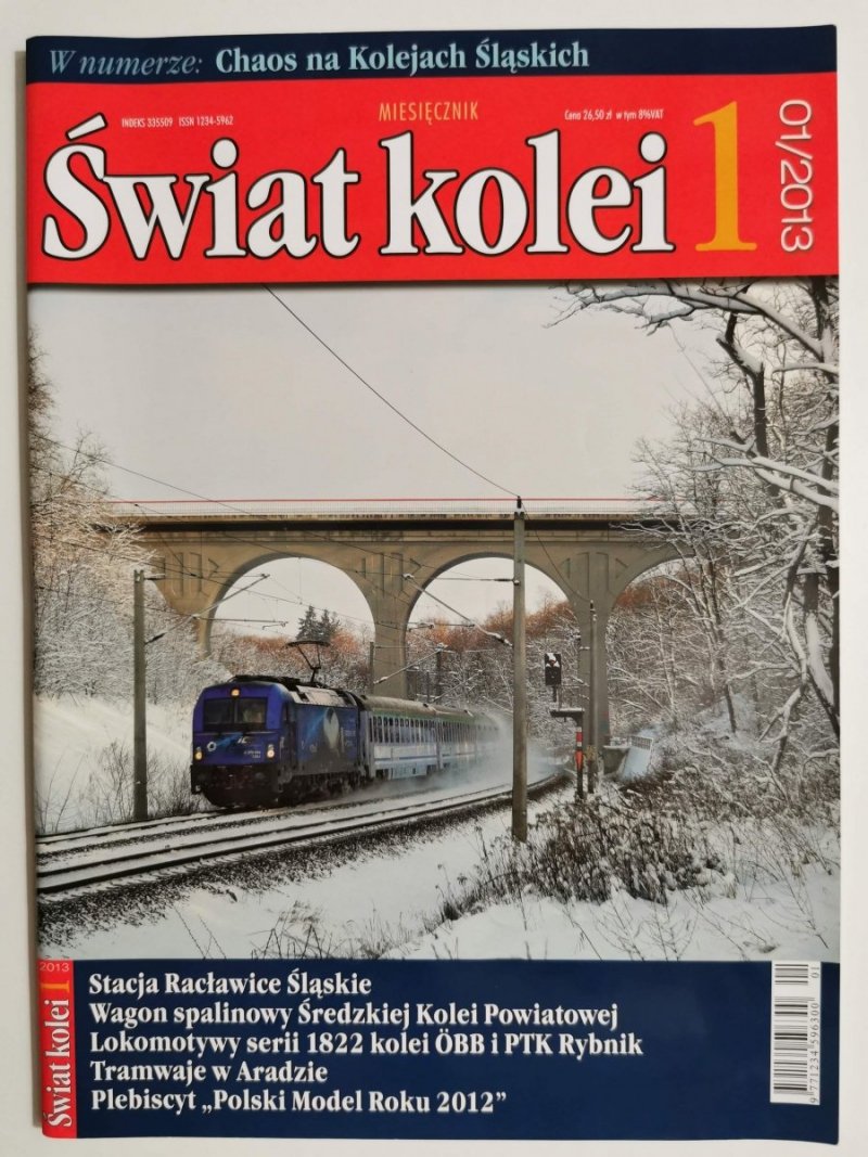 Miesięcznik. Świat kolei 01/2013