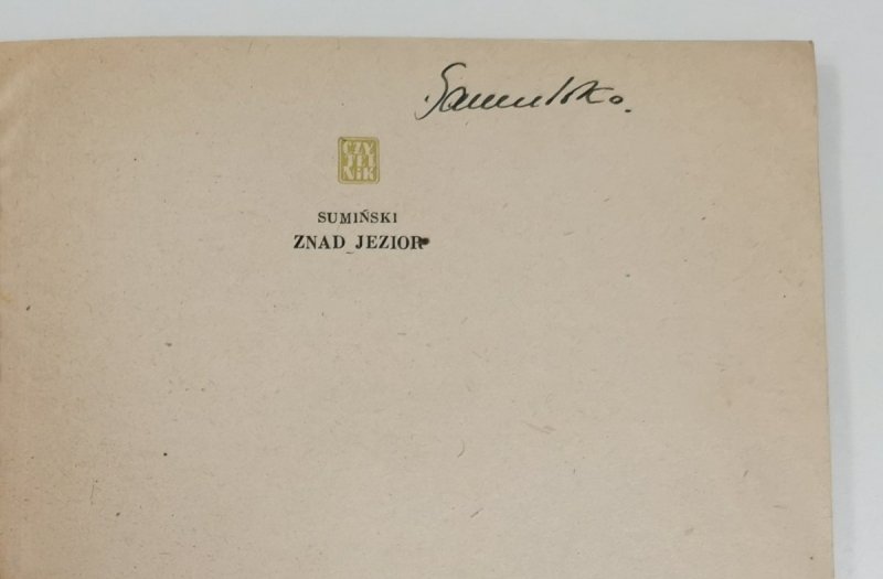 ZNAD JEZIOR - Michał Sumiński 1954