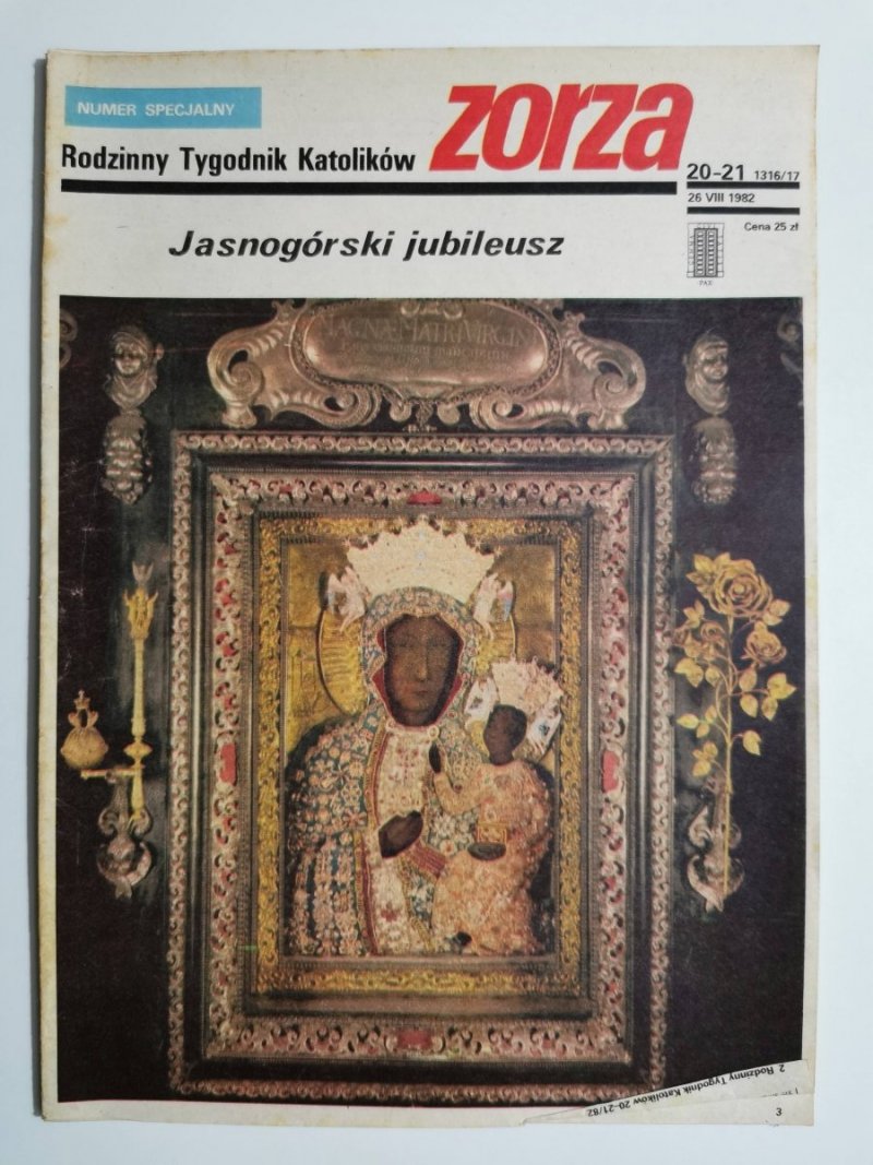 ZORZA NR 20-21 1316/17 26 VIII 1982