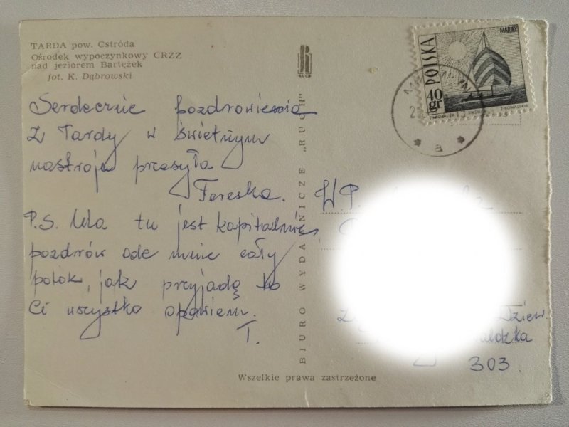 TARDA POW. OSTRÓDA. OŚRODEK WYPOCZYNKOWY CRZZ FOT. DĄBROWSKI
