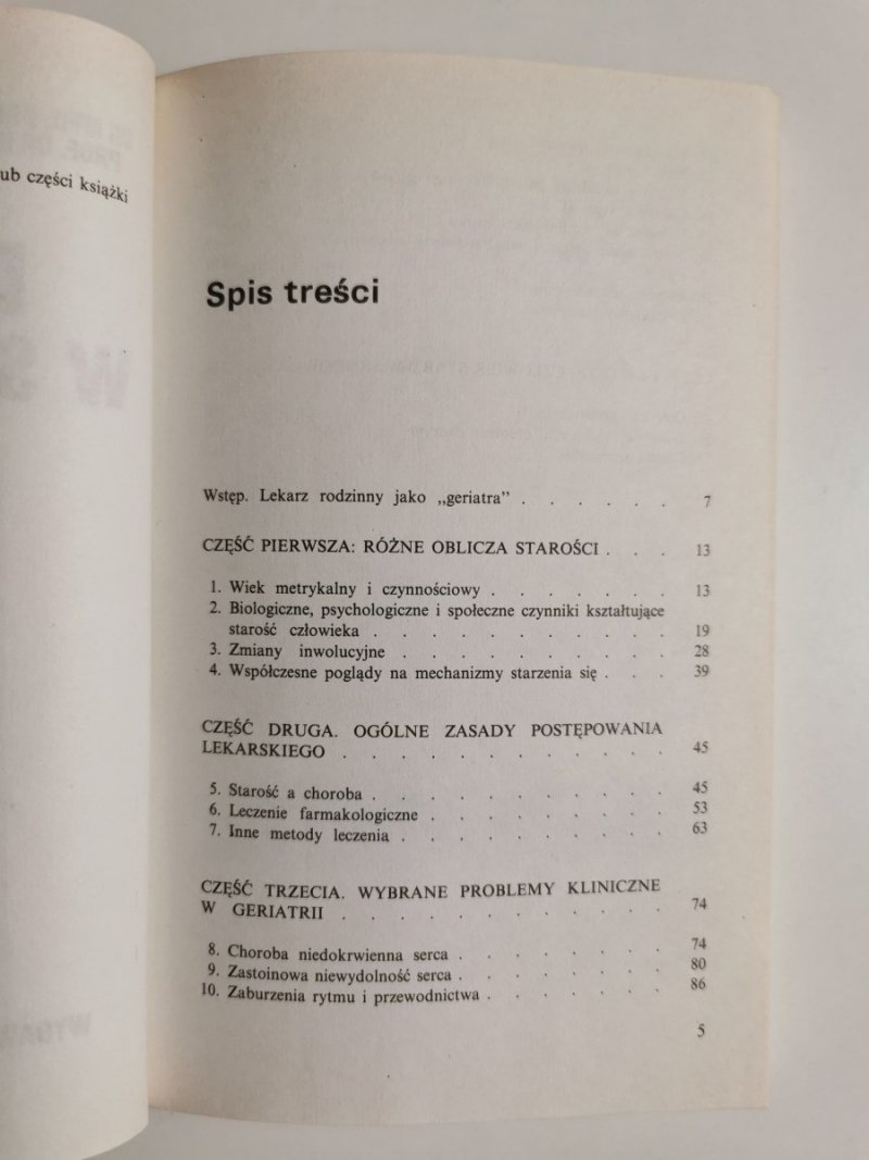 PACJENCI W STARSZYM WIEKU - Bogna Żakowska-Wachelko 1995