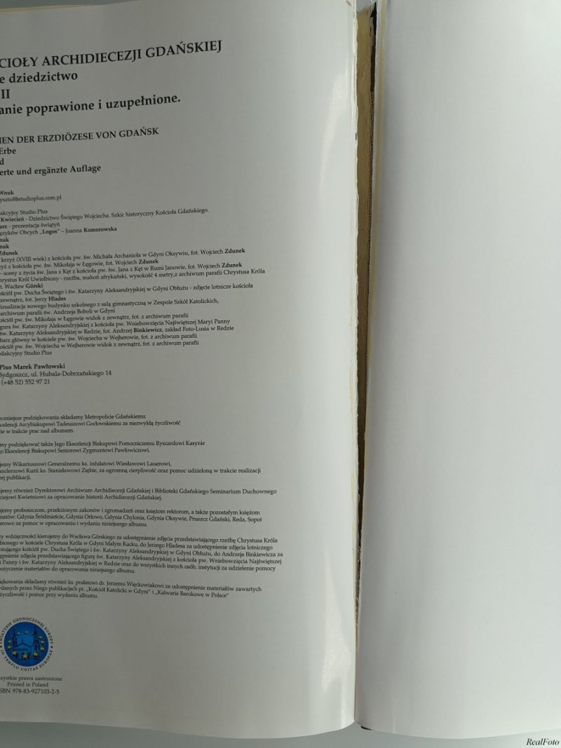 KOŚCIOŁY ARCHIDIECEZJI GDAŃSKIEJ NASZE DZIEDZICTWO TOM II