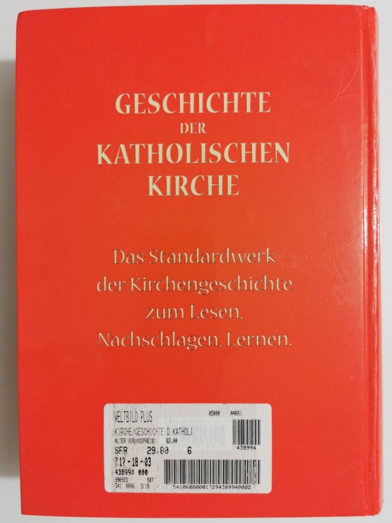 GESCHICHTE DER KATHOLISCHEN KIRCHE 1999