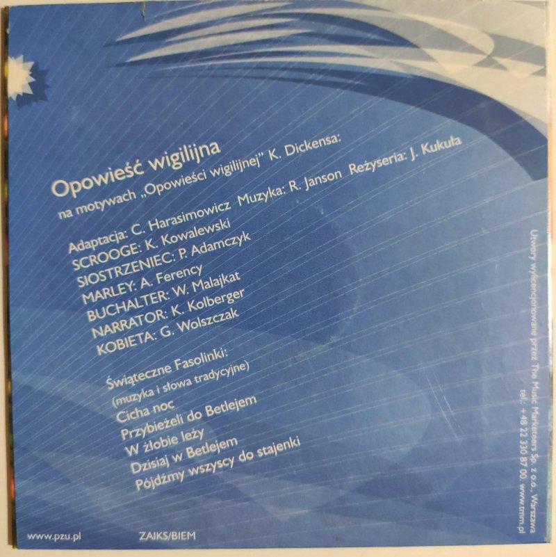 DVD. OPOWIEŚĆ WIGILIJNA