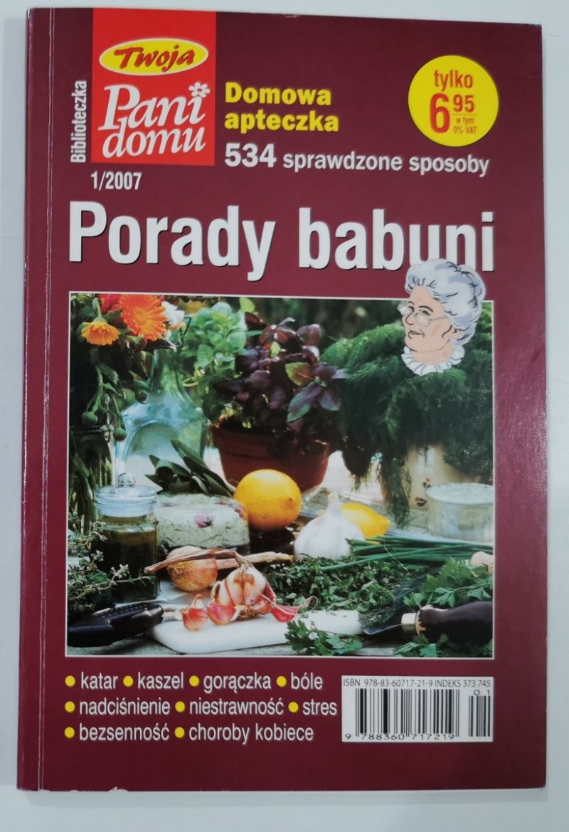 BIBLIOTECZKA PANI DOMU 1/2007 PORADY BABUNI TOM XII