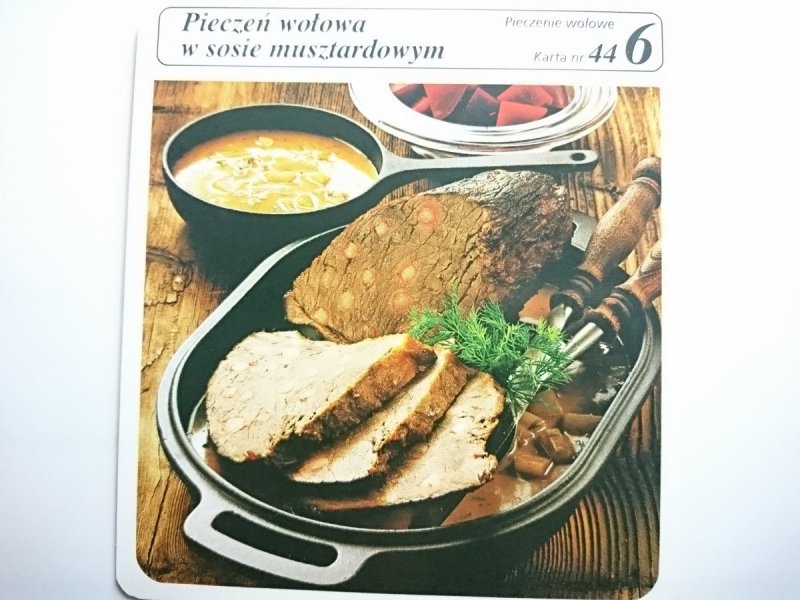 KARTA KULINARNA NR 44 PIECZEŃ WOŁOWA W SOSIE