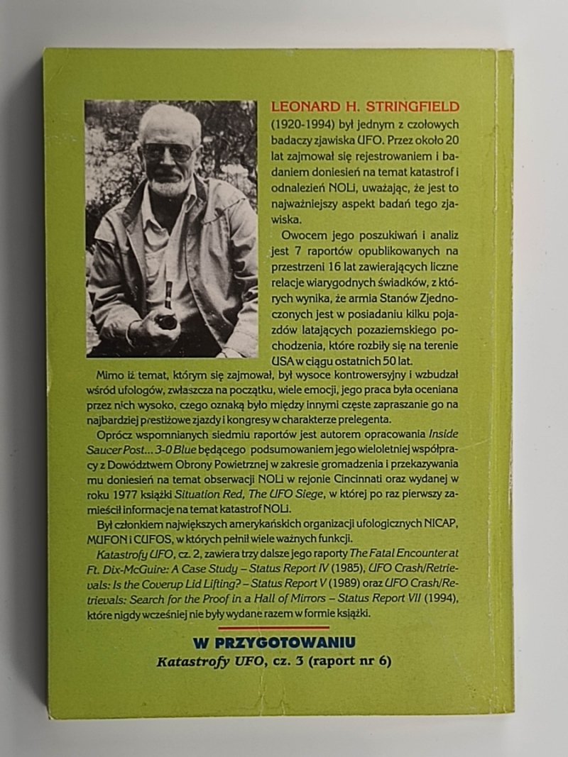 KATASTROFY UFO 2 - Leonard H. Stringfield