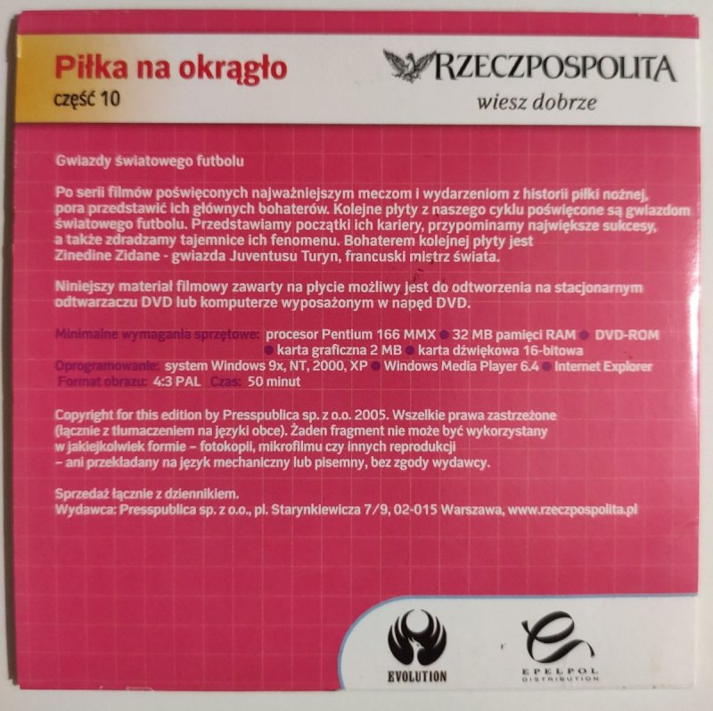 DVD. PIŁKA NA OKRĄGŁO CZĘŚĆ 10