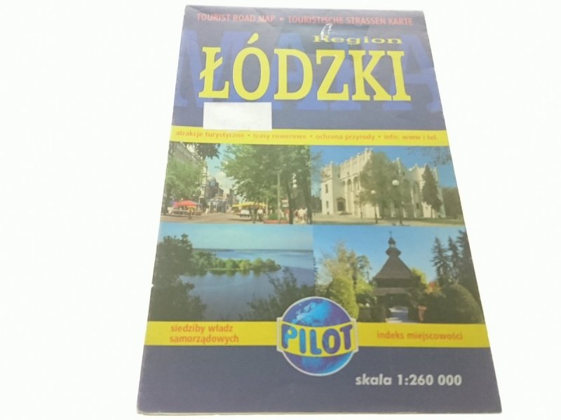 REGION ŁÓDZKI. MAPA TURYSTYCZNA 1 : 260 000