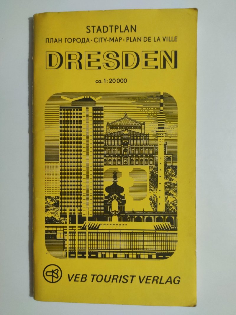 MAPA ORAZ INFORMATOR DREZNO 1977
