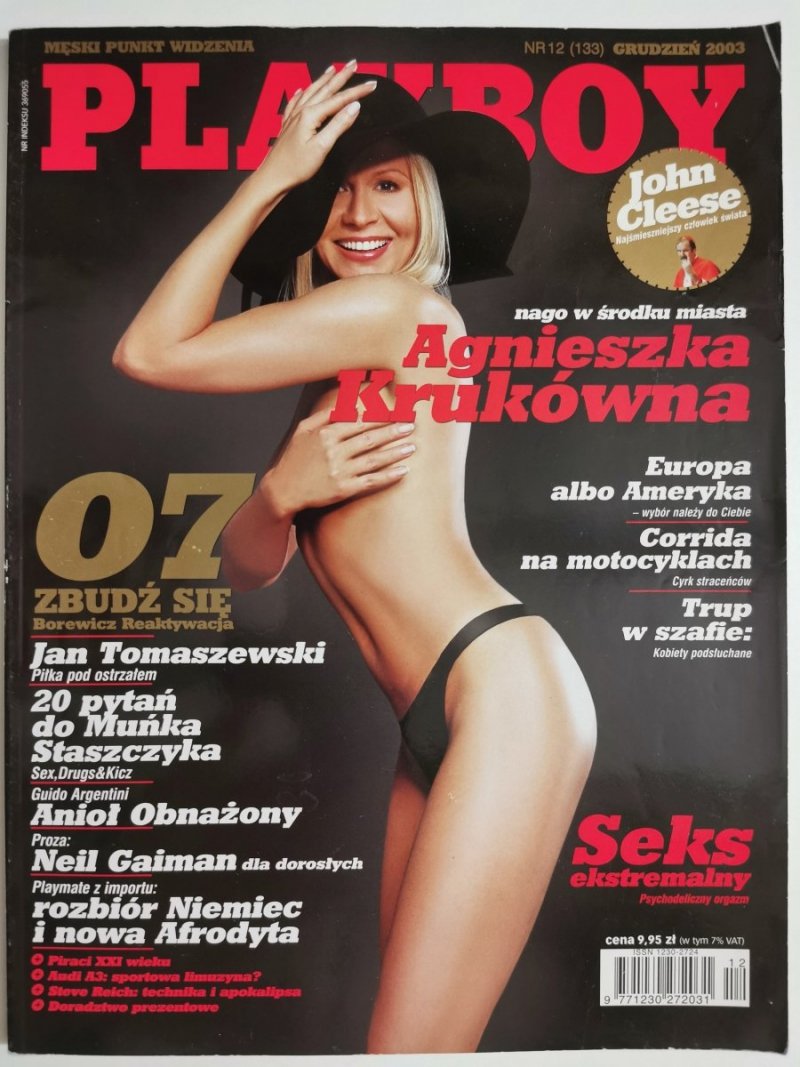 PLAYBOY NR 12 (133) GRUDZIEŃ 2003 AGNIESZKA KRUKÓWNA 