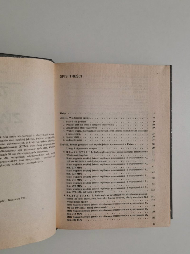 TABLICE STALI ZWYKŁEJ JAKOŚCI - Rudolf Kubac 1981