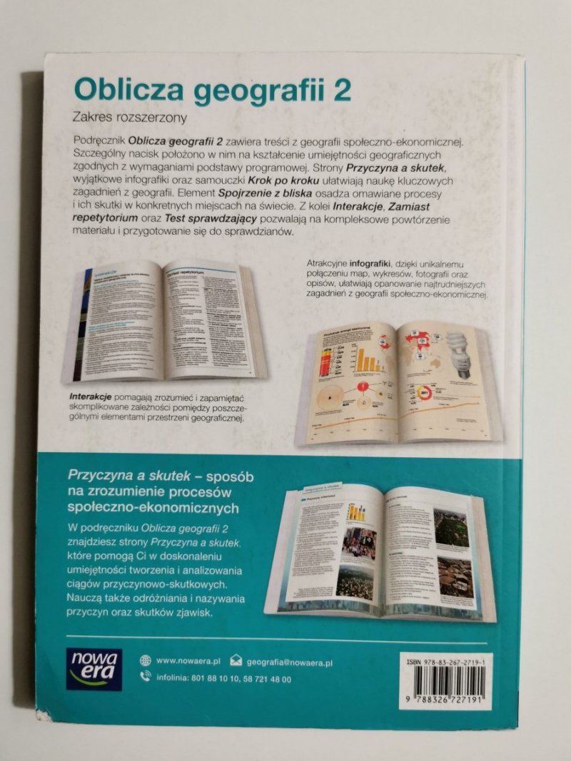 OBLICZA GEOGRAFII 2 PODRĘCZNIK ZAKRES ROZSZERZONY - T. Rachwał 