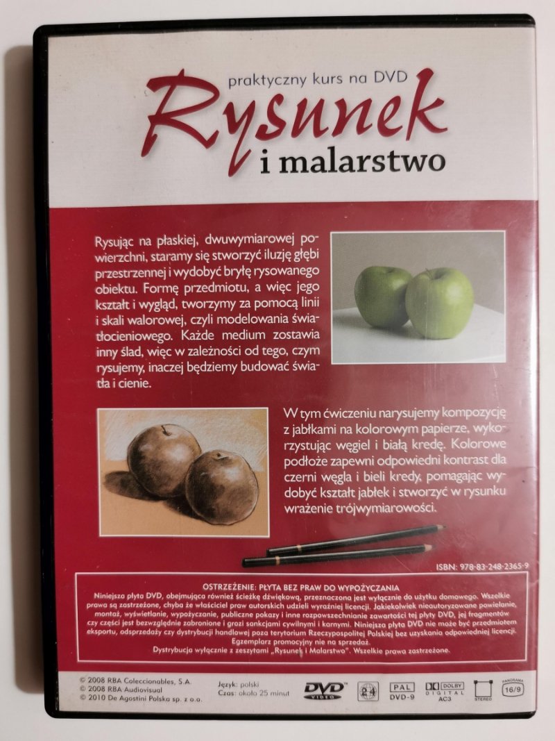 DVD. PRAKTYCZNY KURS RYSUNEK I MALARSTWO. RYSUNEK CZ. 2