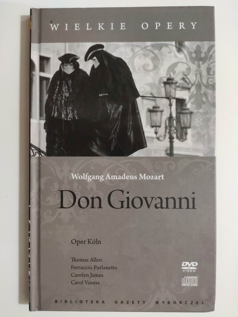 DVD. WIELKIE OPERY. WOLFGANG AMADEUS MOZART. DON GIOVANNI