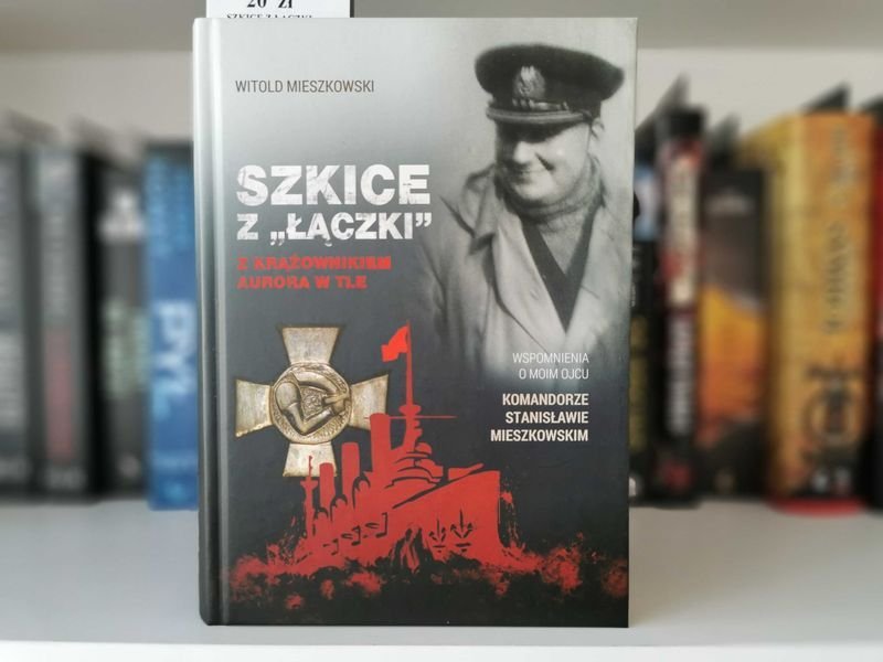 Szkice z Łączki z Krążownikiem Aurora w Tle - Witold Mieszkowski