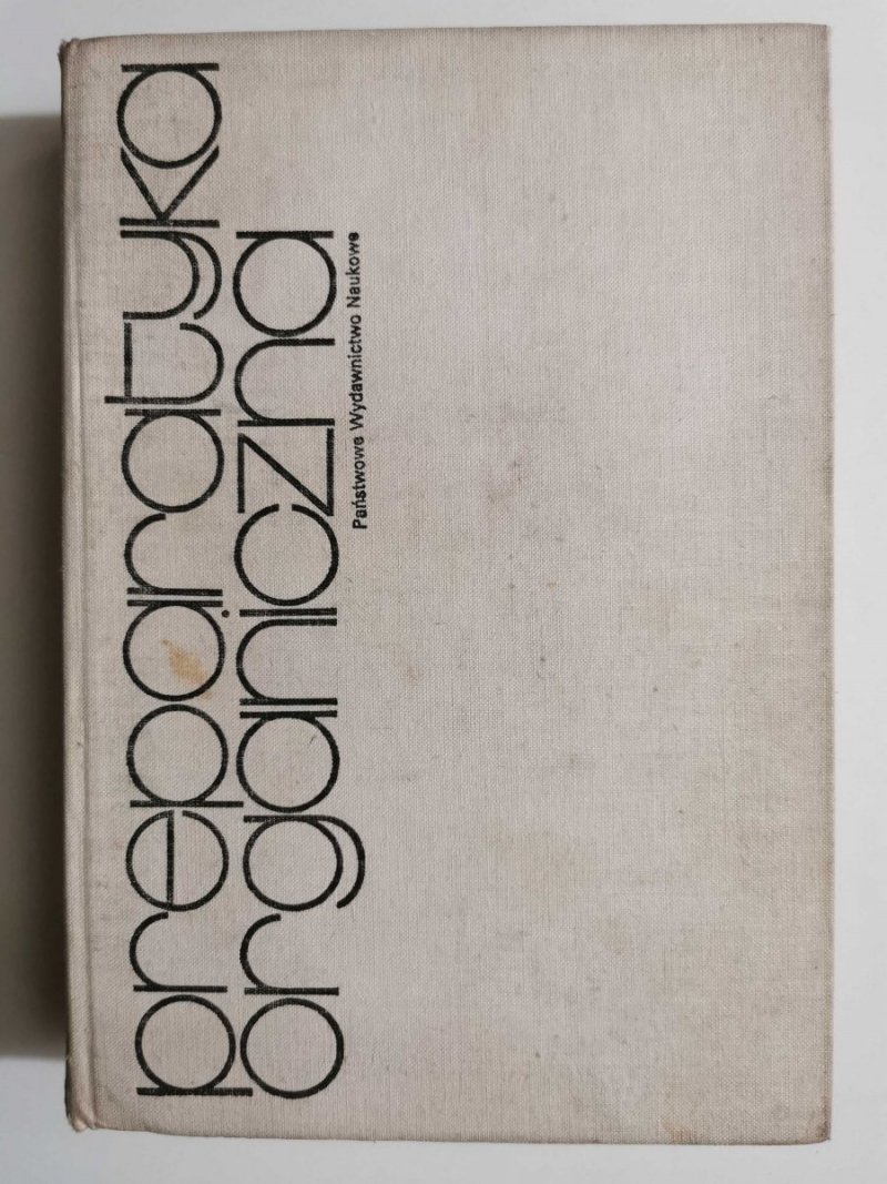 PREPARATYKA ORGANICZNA. 1975