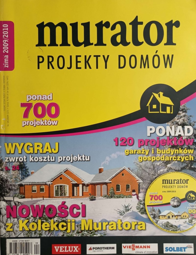 MURATOR PROJEKTY DOMÓW ZIMA 2009/2010