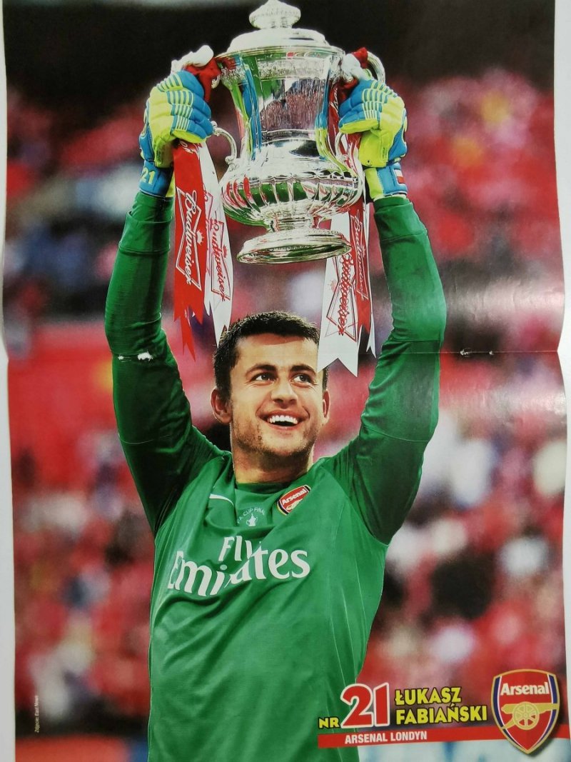BRAVO SPORT PLAKAT. CARLOS TEVES (JUVENTUS), ŁUKASZ FABIAŃSKI (ARSENAL)