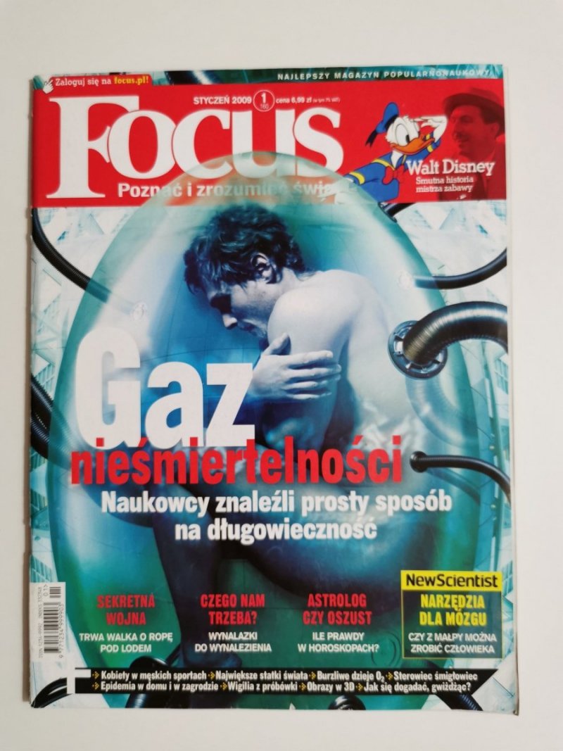FOCUS STYCZEŃ 2009 NR 1 (160) GAZ NIEŚMIERTELNOŚCI